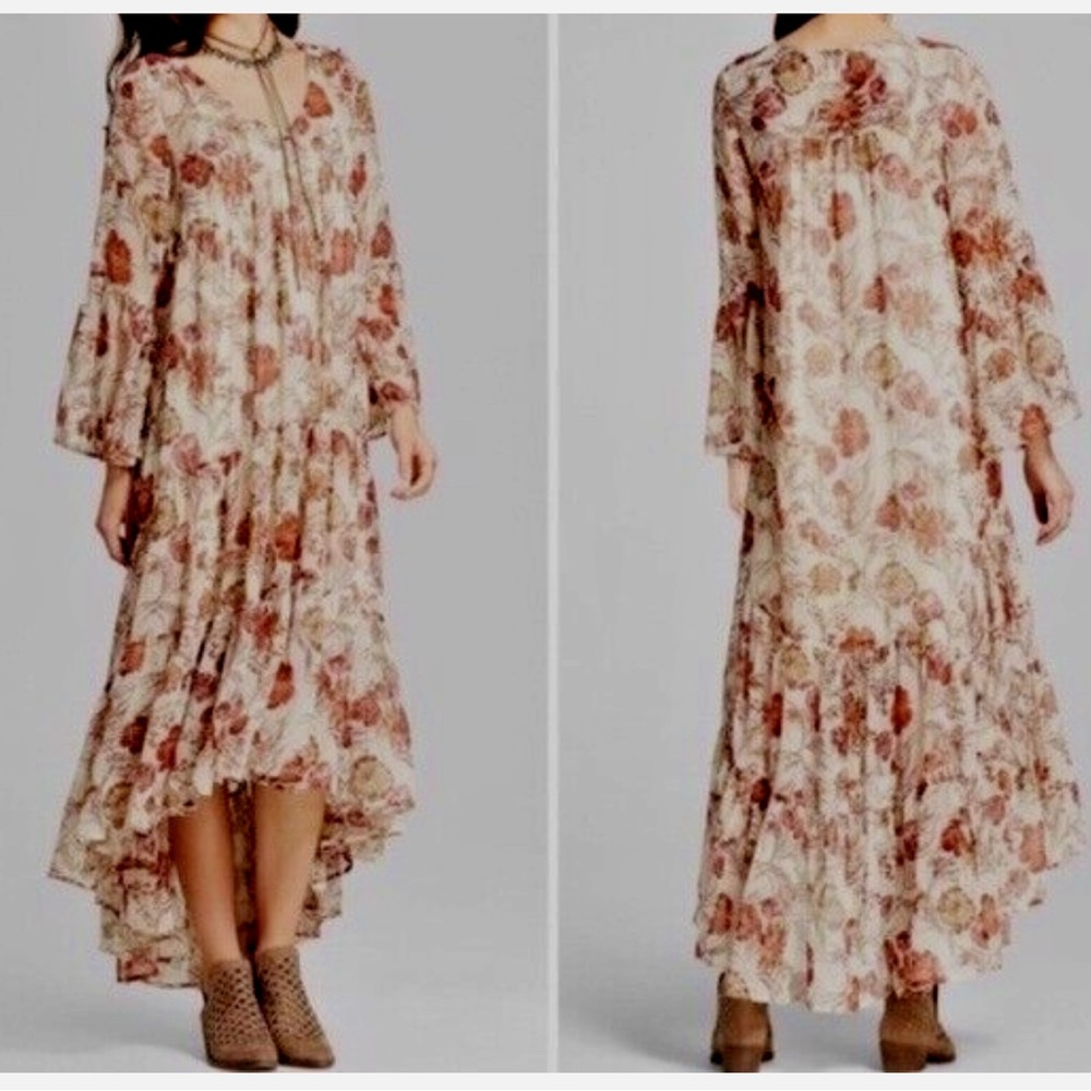 Boho Floral Maxi Dress - Picture 2 of 5